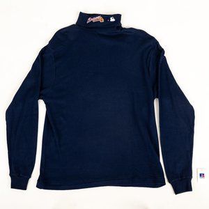 Atlanta Braves Men's Long Sleeve Navy Turtleneck NWT